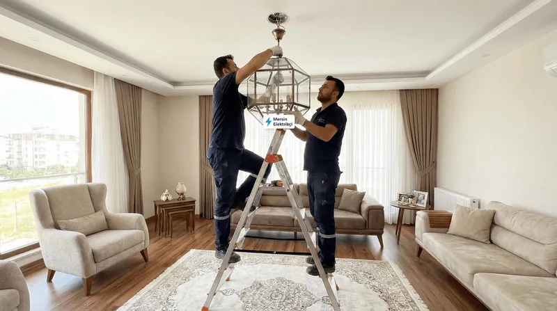 Avize Montajı - Mersin elektrikçi avize-montaji hizmeti