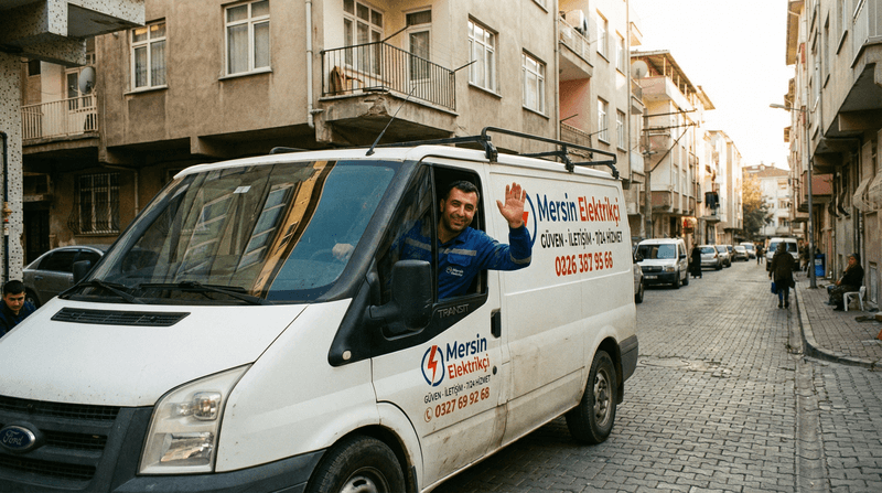 Mersin Elektrikçisi 7/24 iletişim ve servis