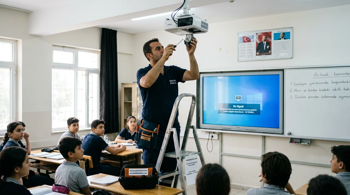 (0 551) 711 93 55 | Akıllı Tahta Projeksiyon Lamba Değişimi Mersin