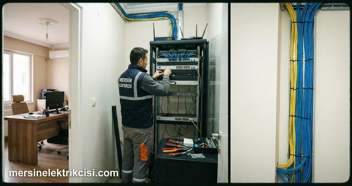 (0 551) 711 93 55 | Cat6 Kablo RJ45 Uç Çakma Mersin Mezitli
