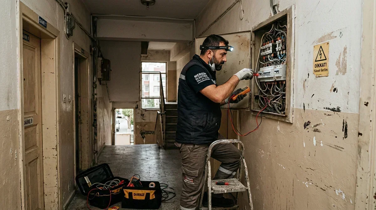 Mersin Çiftlikköy Elektrikçi