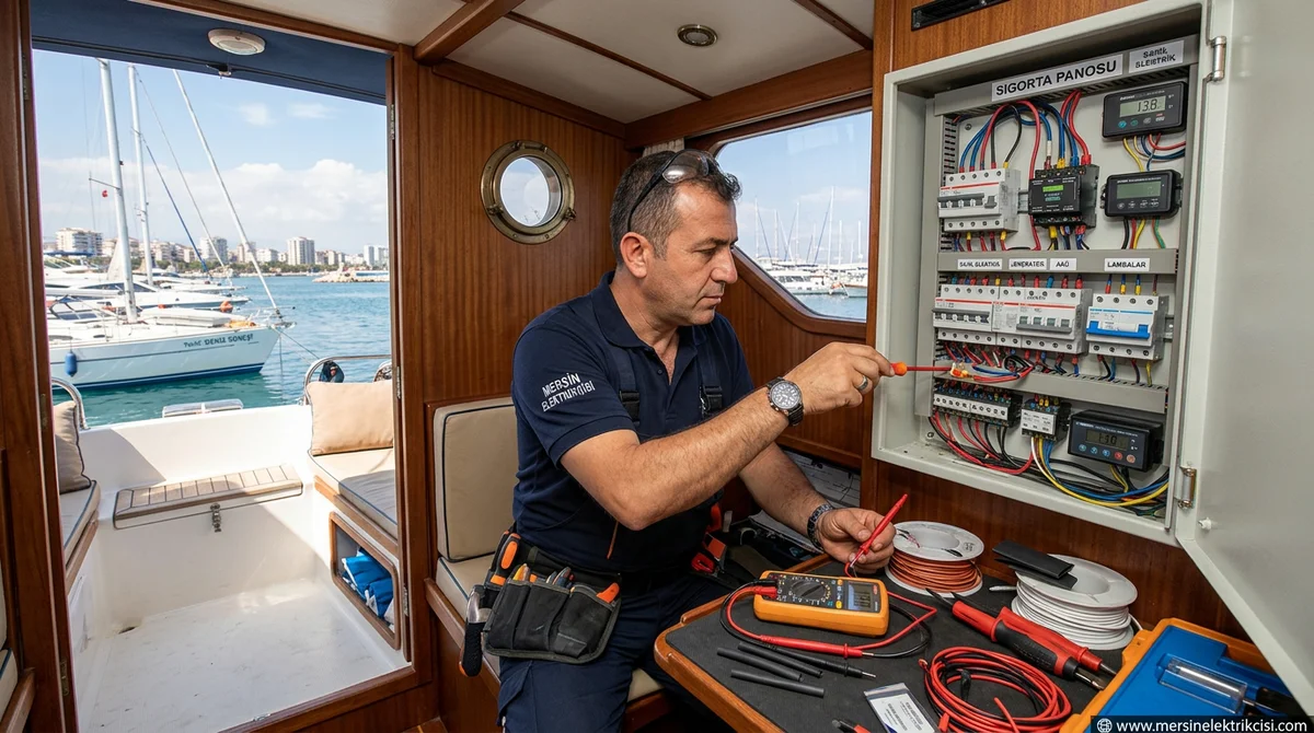 (0 551) 711 93 55 | Mersin Marina Tekne Elektrik Arıza Servisi