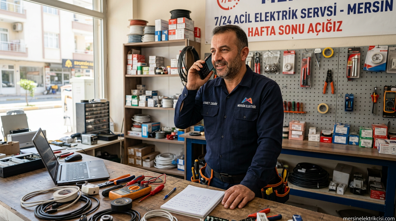 (0 551) 711 93 55 | Mersin Nöbetçi Elektrikçi Pazar Günü Açık mı?